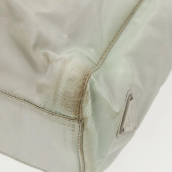 PRADA Hand Bag Nylon Gray Auth fm3988 - Picture 15 of 16